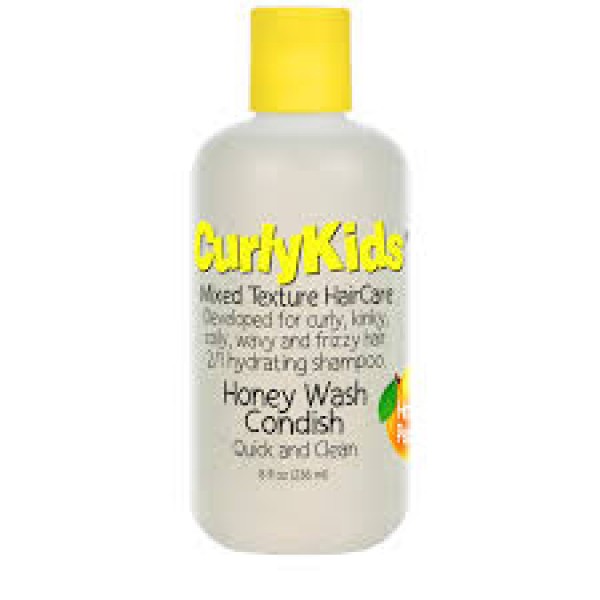 Sampon-balsam cu miere pentru par cret – Curly Kids,236 ml